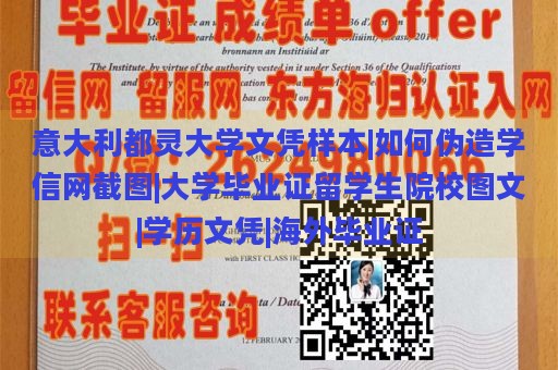 意大利都灵大学文凭样本|如何伪造学信网截图|大学毕业证留学生院校图文|学历文凭|海外毕业证